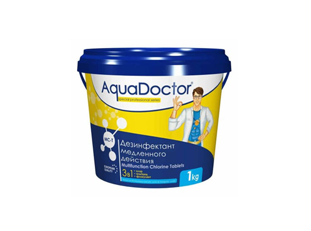 Средство 3в1 в таблетках по 20гр - AquaDoctor