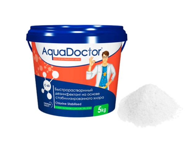 Быстрорастворимый хлор в гранулах C-60 - AquaDoctor