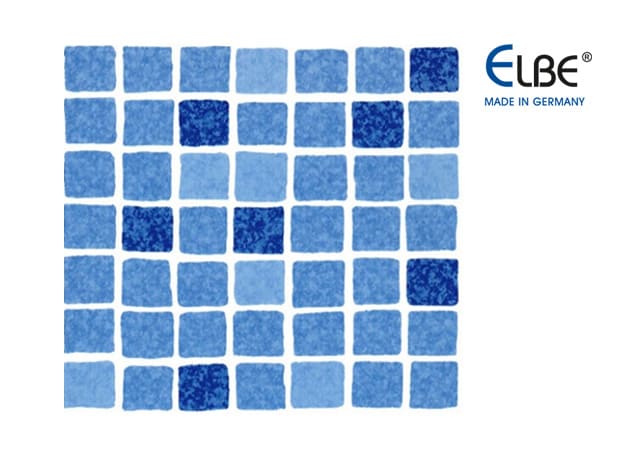 Пленка-мозаика для отделки бассейнов SUPRA blue mosaic 1123/01 Elbtal Plastics - Spbpool.ru