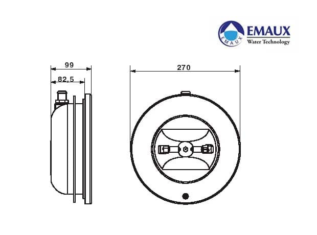 Схема прожектора ULH-100 Emaux - Spbpool.ru