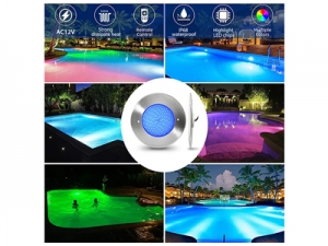 Прожектор  встраиваемый из нерж. стали LED RGB с пультом Tadpole JKD-UT